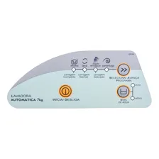 Adesivo P/ Lavadora Consul Cwc24a 7kg Alta Eficiência Foto mini 1