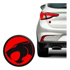 Adesivo Pantera Vermelho Refletivo Resinado Decorativo Foto mini 1