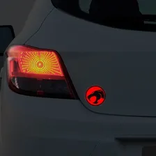Adesivo Pantera Vermelho Refletivo Resinado Decorativo Foto mini 4