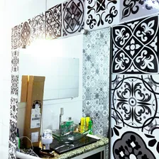 Adesivo Papel Parede Decorativo - Efeito Azulejo Cor Elegance Foto mini 4