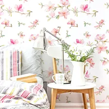 Adesivo Papel Parede Decorativo - Flores Floral Quarto Sala Foto mini  2