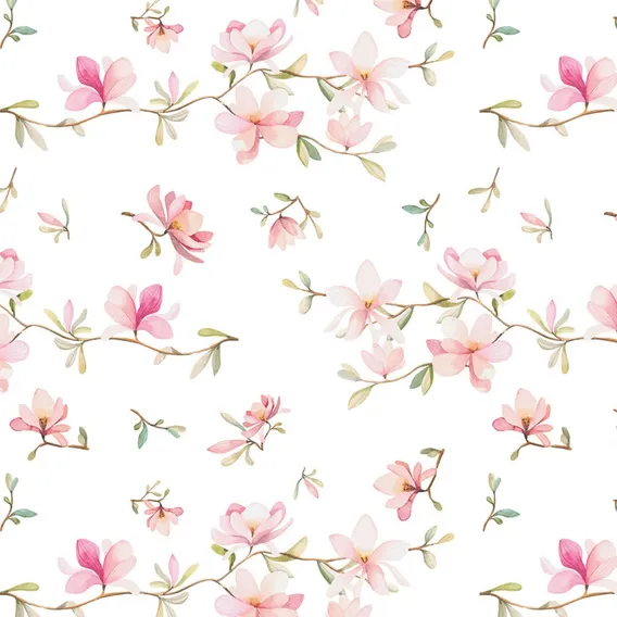 Adesivo Papel Parede Decorativo - Flores Floral Quarto Sala Foto 1