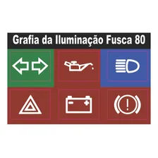 Adesivo Para Painel Fusca Itamar Grafia Iluminação Foto  mini 1