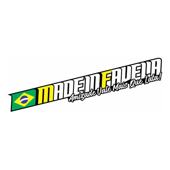 Adesivo Parabrisa Made In Favela Foto 1
