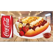 Adesivo Parede Decoração Hot Dog Cachorro Quente Lanchonete Cor Colorido Foto mini 1
