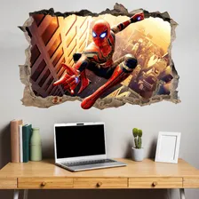Adesivo Parede Homem Aranha Buraco 3d 130x95cm Cor Color Foto mini 1