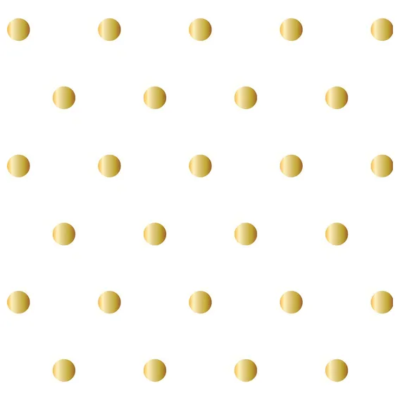 Adesivo Parede Infantil Menina Quarto 180 Bolas Douradas 5cm Cor Dourado Foto 1