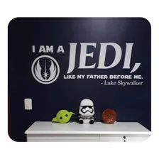 Adesivo Parede Quarto Star Wars Dart Wader Jedi Rouge One Cor Preto Foto mini 1