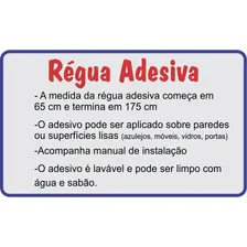 Adesivo Parede Régua Safari Bichinho Girafa Infantil Medidor Cor Colorido Foto mini 2