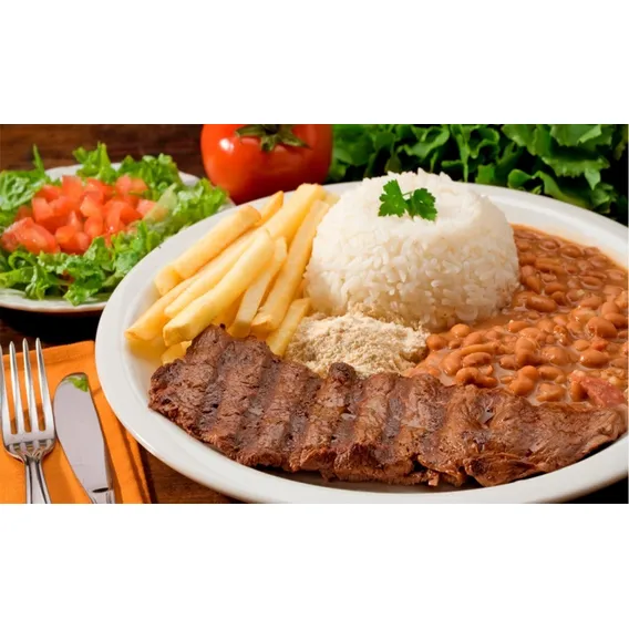 Adesivo Parede Restaurante Prato Feito Comida Caseira Lenha Cor Colorido Foto 1