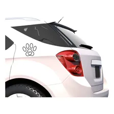 Adesivo Pata/coração Para Carro/parede/vidro/geladeira Cor Preto Foto mini 1