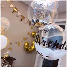 Adesivo Personalizado Para Balão Bubble Frases Foto mini 2