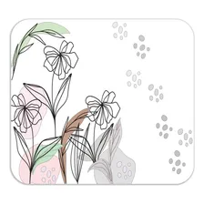 Adesivo Piso Banheiro Antiderrapante Flores Modernas 50x45cm Foto mini 1