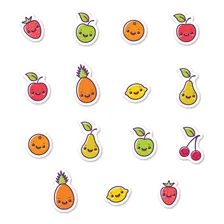 Adesivo Piso Banheiro Antiderrapante Salada De Frutas 15 Un Foto mini 1