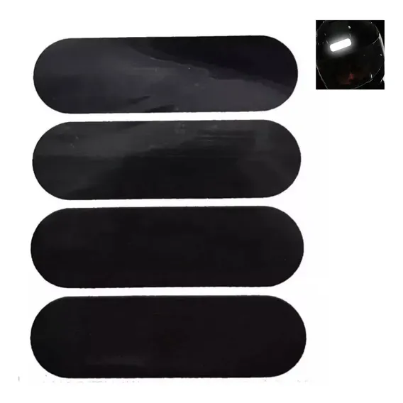 Adesivo Polivisor Preto Refletivo Refletivo Foto 1