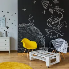 Adesivo Porta Parede Lousa Quadro Negro Infantil 3m X 50 Cm Cor Preto Foto mini 4