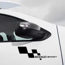Adesivo Preto Tuning Renault Sport Sandero Logan Clio Duster Foto mini  2