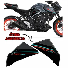Adesivo Protetor 3d Tanque Bocal Lateral Moto Mt03 Mt-03 Cor Adesivo Protetor Yamaha Mt03 Foto mini 4