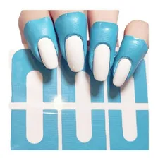 Adesivo Protetor Para Esmaltação De Unhas 5 Cartelas 10 Und Cor Sem Cor Foto mini 3