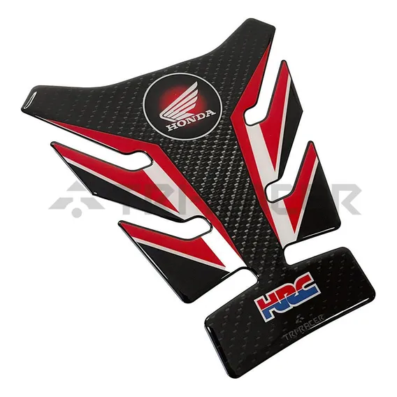 Adesivo Protetor Tanque Honda Resinado - Tri-racer 18x20cm Foto 1