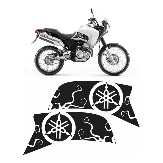 Adesivo Protetor Tanque Resinado Yamaha Tenere 250 Tnres02 Cor Preto Foto 1