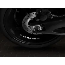 Adesivo Refletivo Interno Centro Roda Moto Yamaha Ca-10081 Cor Branco refletivo Foto mini 3