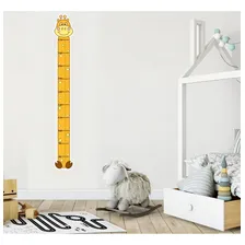 Adesivo Régua Altura Crescimento Decorativa Infantil Girafa Cor Colorido Foto mini 3