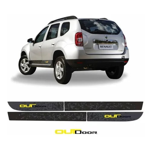 Adesivo Renault Duster Outdoor Faixa Lateral Dstr17 Foto 1