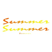 Adesivo Saveiro Summer Resinado Kit Faixa Emblema Sumr Cor Laranja E Amarelo Foto mini 1