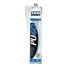 Adesivo Selante Pu 40 310ml Branco Tek Bond Foto  mini 1
