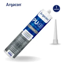 Adesivo Selante Pu 40 Cinza 400g Profissional Argacon Foto mini  3