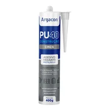 Adesivo Selante Pu 40 Cinza 400g Profissional Argacon Foto  mini 1
