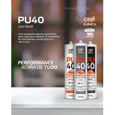 Adesivo Selante Pu40 Construção Branco 380g Foto mini  2