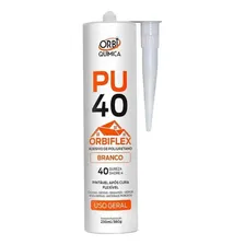 Adesivo Selante Pu40 Construção Branco 380g Foto  mini 1