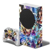 Adesivo Skin Xbox Series S E Dois Controles Dragon Ball Z B2 Foto mini 1