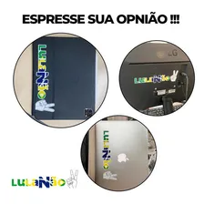 Adesivo Sticker Lula Não Para Carro Caminhão Moto Computador Foto mini  2
