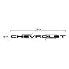 Adesivo Tampa Traseira Para Chevrolet C10 C14 C15 D10 20002 Cor Preto Foto mini 3