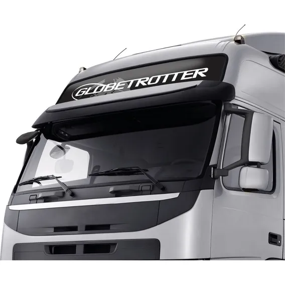 Adesivo Testeira Volvo Fh Globetrotter Quebra Sol 02 Foto 1