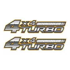 Adesivo Toyota Hilux 4x4 Turbo Intercooler Par 2006 À 2008 Foto mini  3