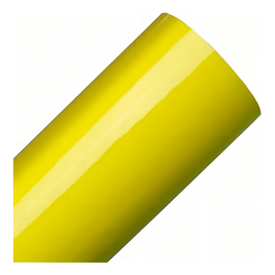 Adesivo Vinil Envelopamento Alto Brilho Automotivo 1m Alltak Cor Ultra Lime Yellow Foto 1