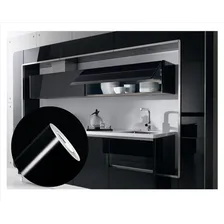 Adesivo Vinil Envelopamento Geladeira M贸veis 60cm X 10m Cor Preto Brilho Foto mini 3