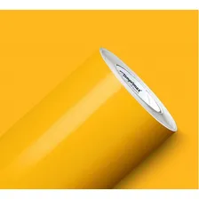 Adesivo Vinil Envelopamento M贸veis Amarelo Ouro 1m X 50cm Foto mini 2