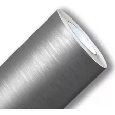 Adesivo Vinil Grafite Aço Escovado Premium Geladeira 2m X 1m Foto mini 1