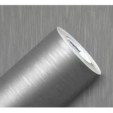 Adesivo Vinil Para Envelopamento Geladeira M贸veis 1m X 50cm Cor Envelopamento Inox Foto mini 2