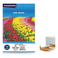 Adesivo Vinil Transparente A4 150g A Prova D'agua Foto  mini 1
