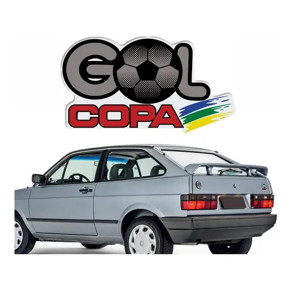 Adesivo Volkswagen Gol Copa 1994 Resinado 6x12 Gc006 Foto 1