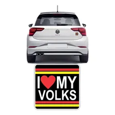 Adesivo Volkswagen Racing Sport Resinado My Volks Res07 Cor ADESIVO MY VOLKS Foto mini 1