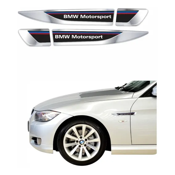 Adesivos Apliques Laterais Resinado Bmw Motorsport Foto 1