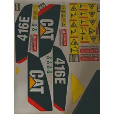 Adesivos Caterpillar 416e Para Máquinas Pesadas Foto mini 4
