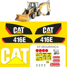 Adesivos Caterpillar 416e Para Máquinas Pesadas Foto mini 1